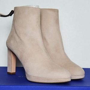 stuart weitzman delphine suede ankle booties